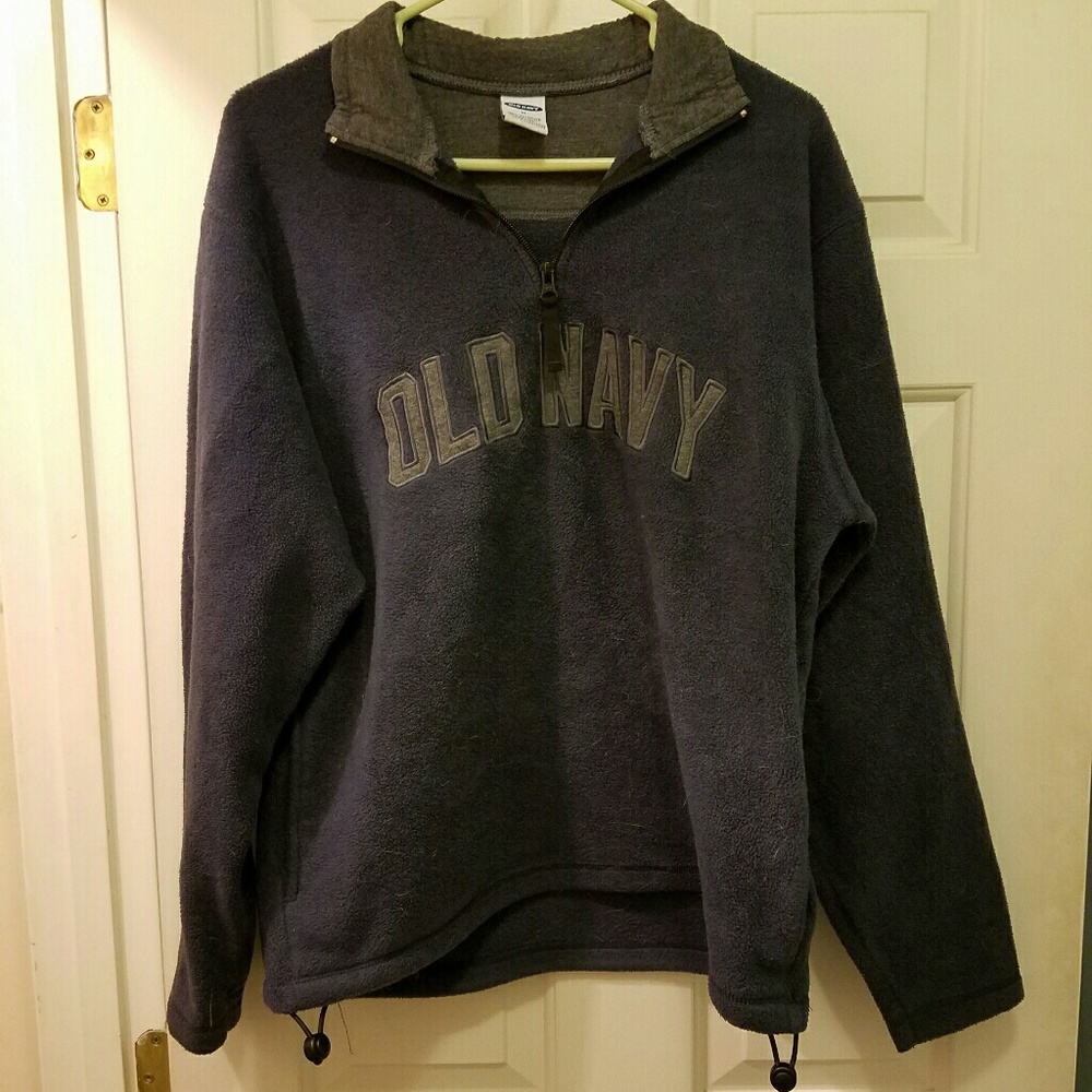 Old Navy Quarter Zip Fleece Pullover